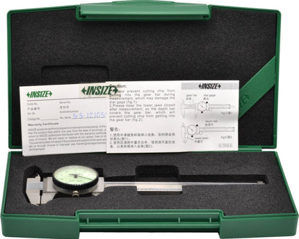 INSIZE Measuring Equipment INSIZE Imperial Dial Caliper  0-4" Range Series 1311-4