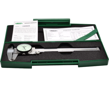 INSIZE Measuring Equipment INSIZE Imperial Dial Caliper  0-6" Range Series 1311-6