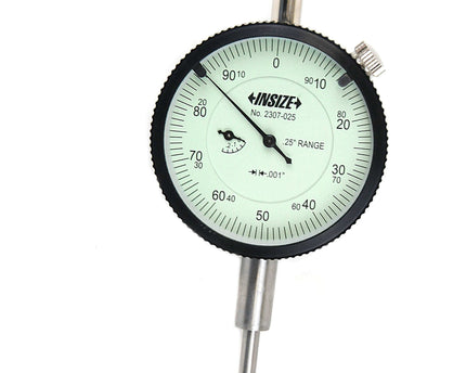 INSIZE Measuring Equipment Insize Imperial Lug Back Dial Indicator 0.25" Range Series 2307-025