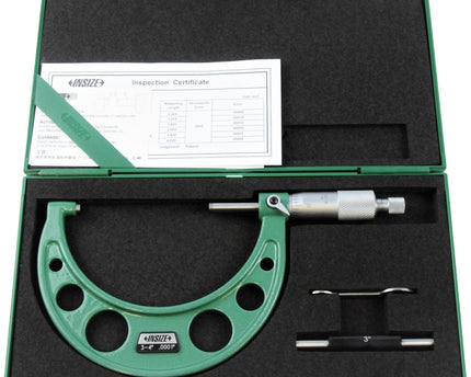 INSIZE Measuring Equipment Insize Imperial Outside Micrometer 3-4" Range Series 3203-4A