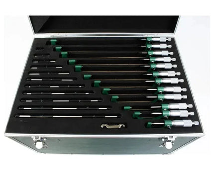 INSIZE Measuring Equipment Insize Imperial Outside Micrometer Set 0-12" Range Series 3203-1212A