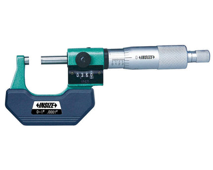 INSIZE Measuring Equipment Insize Imperial Outside Micrometer W/ Analog Counter 0-1" Range Series 3400-1