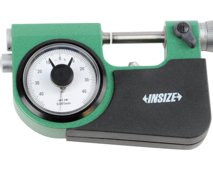 INSIZE Measuring Equipment Insize Indicating Micrometer with Support 0-25mm Range Series 3332-25