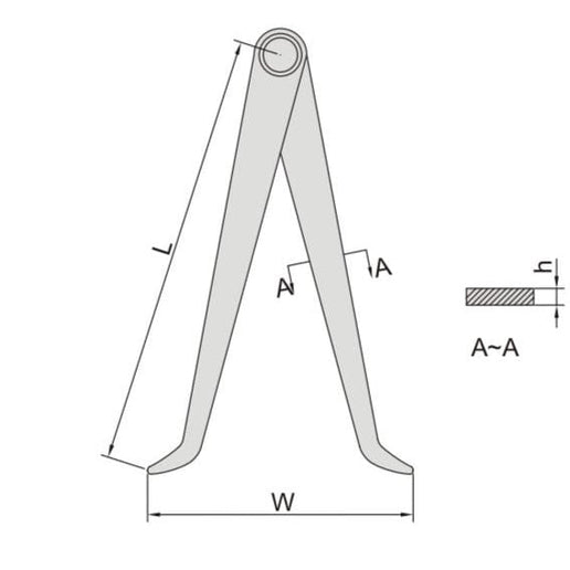 INSIZE Measuring Equipment Insize Inside Caliper 0-150mm Range Series 7240-150