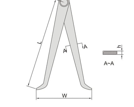 INSIZE Measuring Equipment Insize Inside Caliper 0-200mm Range Series 7240-200