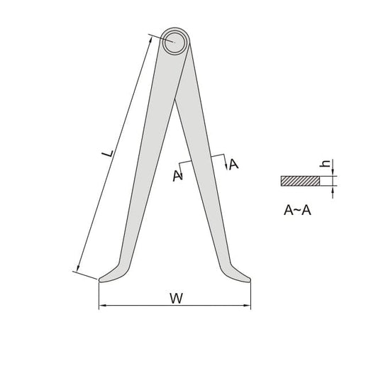 INSIZE Measuring Equipment Insize Inside Caliper 0-200mm Range Series 7240-200