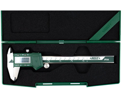 INSIZE Measuring Equipment INSIZE IP54 Digital Caliper 0-150mm/0-6" Range Series 1104-150