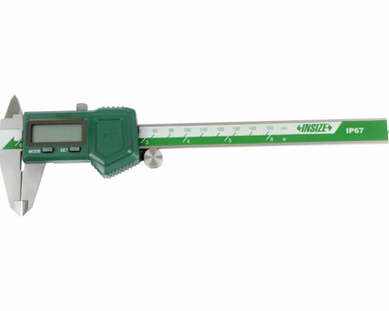 INSIZE Measuring Equipment INSIZE IP57 Waterproof Digital Caliper  0-150mm / 0-6" Range Series 1118-150B