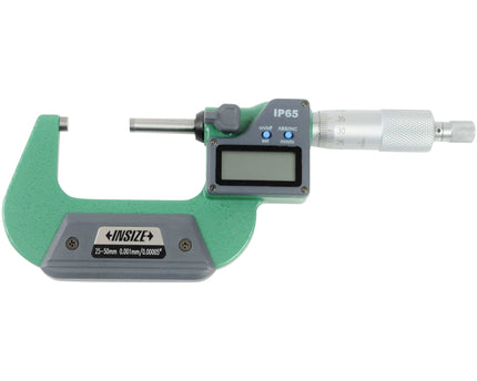 INSIZE Measuring Equipment Insize IP65 Digital Outside Micrometer 25 - 50mm / 1-2" Range Series 3101-50A