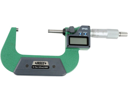 INSIZE Measuring Equipment Insize IP65 Digital Outside Micrometer 50-75mm / 2-3" Range Series 3101-75A
