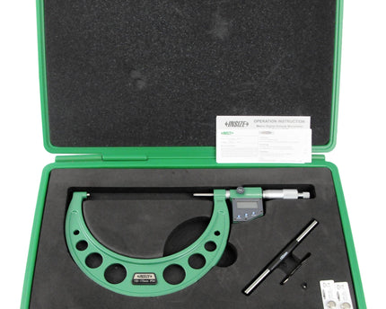 INSIZE Measuring Equipment Insize IP65 Digital Outside Micrometer 50-75mm / 2-3" Range Series 3108-75A