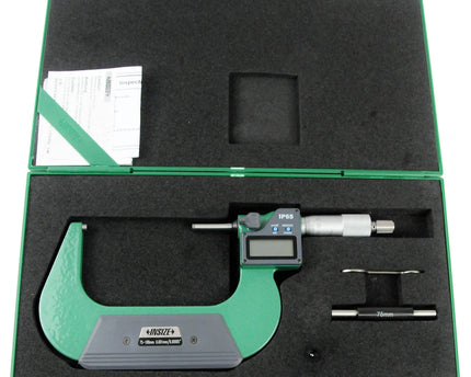 INSIZE Measuring Equipment Insize IP65 Digital Outside Micrometer 75-100mm / 4-5"Range Series 3101-100A