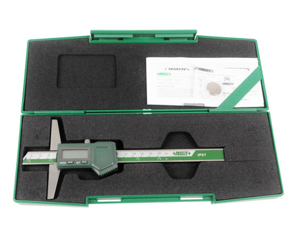 INSIZE Measuring Equipment Insize IP67 Digital Depth Gauge 0-150mm / 0-6" Range Series 1149-150