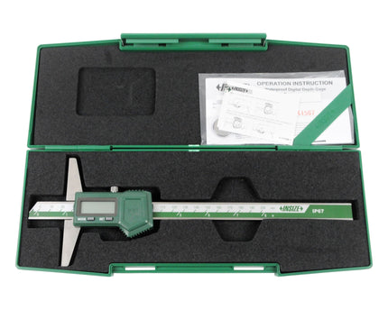 INSIZE Measuring Equipment Insize IP67 Digital Depth Gauge 0-200mm / 0-8" Range Series 1149-200
