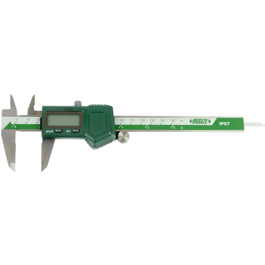 INSIZE MEASURING EQUIPMENT INSIZE IP67 Waterproof Digital Caliper  0-150mm / 0-6" Range Series 1118-150B