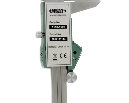 INSIZE MEASURING EQUIPMENT INSIZE IP67 Waterproof Digital Caliper  0-150mm / 0-6" Range Series 1118-150B