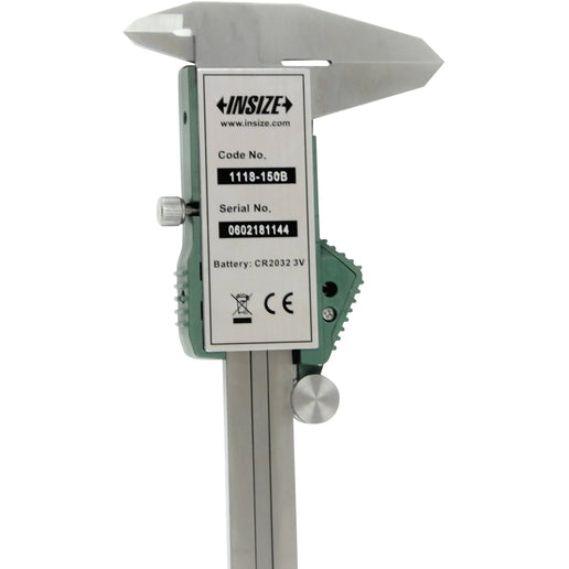 INSIZE MEASURING EQUIPMENT INSIZE IP67 Waterproof Digital Caliper  0-150mm / 0-6" Range Series 1118-150B