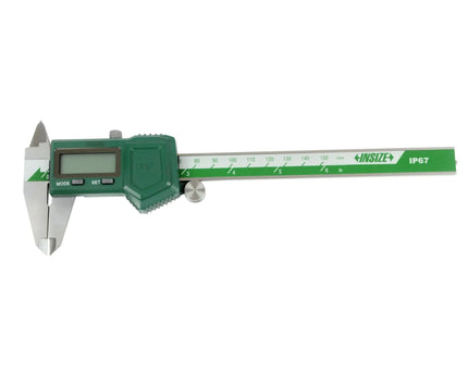 INSIZE MEASURING EQUIPMENT INSIZE IP67 Waterproof Digital Caliper  0-150mm / 0-6" Range Series 1118-150B