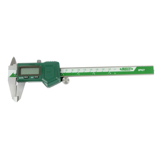 INSIZE MEASURING EQUIPMENT INSIZE IP67 Waterproof Digital Caliper  0-150mm / 0-6" Range Series 1118-150B