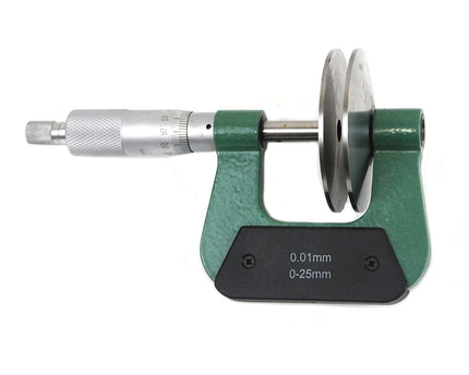 INSIZE Measuring Equipment Insize Large Disc Micrometer 0-25mm Range Series 3289-25