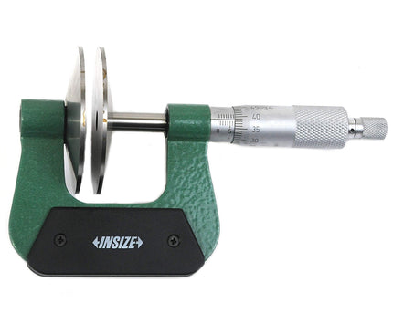 INSIZE Measuring Equipment Insize Large Disc Micrometer 0-25mm Range Series 3289-25