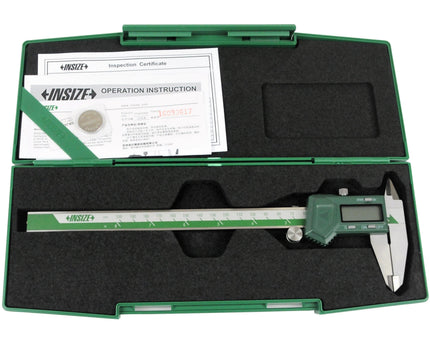 INSIZE Measuring Equipment Insize Left Hand Digital Caliper 0-200mm/0-8" Range Series 1130-200