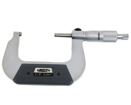 INSIZE Measuring Equipment Insize Left Hand/Right Hand Outside Micrometer 2-3" Range Series 3236-3