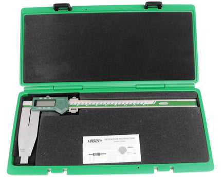 INSIZE Measuring Equipment Insize Long Jaw Digital Caliper  0-300mm / 0-12" Range Series 1106-302
