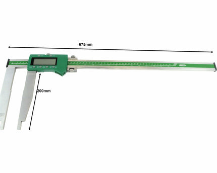 INSIZE Measuring Equipment Insize Long Jaw Digital Caliper  0-500mm / 0-20" Range Series 1106-503