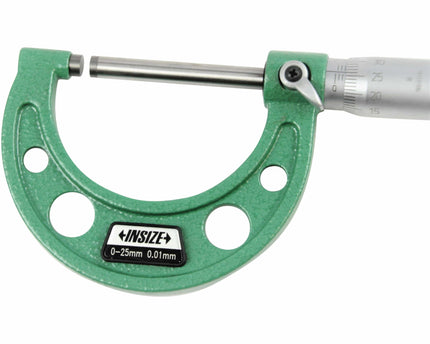INSIZE Measuring Equipment Insize Long Spindle Outside Micrometer 0-25mm Range Series 3209-25