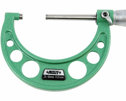 INSIZE Measuring Equipment Insize Long Spindle Outside Micrometer 25-50mm Range Series 3209-50