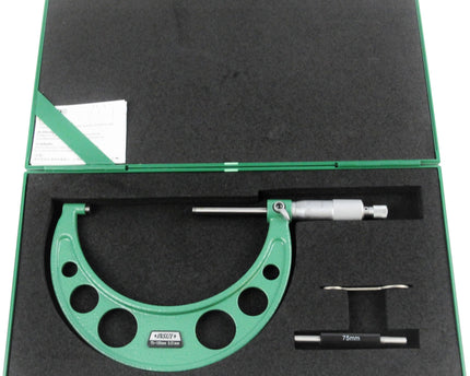 INSIZE Measuring Equipment Insize Long Spindle Outside Micrometer 75-100mm Range Series 3209-100