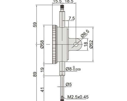 INSIZE Measuring Equipment Insize Long Stroke Dial Indicator 30mm Range Series 2889-30