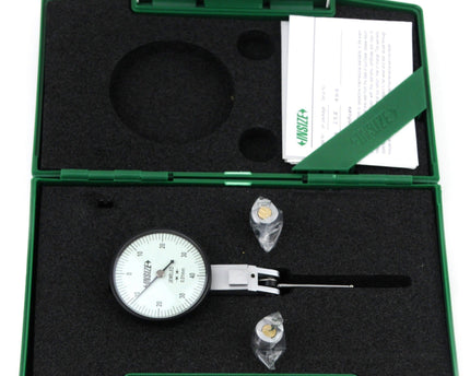 INSIZE Measuring Equipment Insize Long Stylus Dial Test Indicator 0.8mm x 0.01mm Range Series 2383-08A