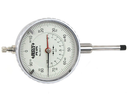 INSIZE Measuring Equipment Insize Lug Back Dial Indicator 0-1" x 0.001" Range Series 2837-1