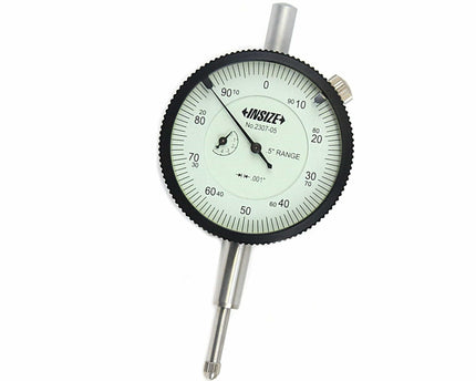 INSIZE Measuring Equipment Insize Lug Back Dial Indicator 0.5" Range Series 2307-05