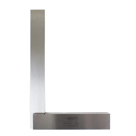 INSIZE MEASURING EQUIPMENT Insize Machinist Square with Wide Base 250 × 165mm Series 4707-250