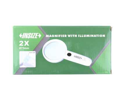 INSIZE Measuring Equipment Insize Magnifier w/ Illumination x2 Series 7513-2