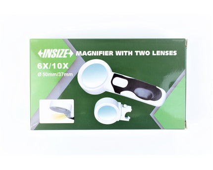 INSIZE Measuring Equipment Insize Magnifiers w/ 2 Lenses 6X & 10X Series 7522-610