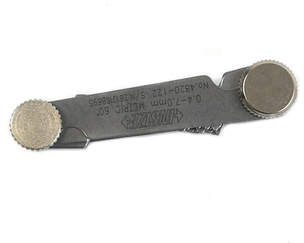 INSIZE Measuring Equipment Insize Metric 60° Screw Pitch Gauge 0.4-7mm Range Series 4820-122