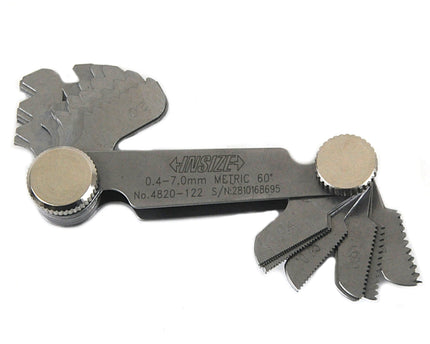 INSIZE Measuring Equipment Insize Metric 60° Screw Pitch Gauge 0.4-7mm Range Series 4820-122