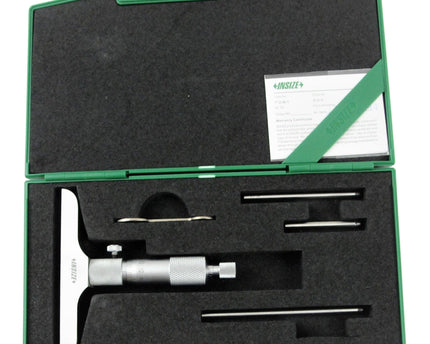 INSIZE Measuring Equipment Insize Metric Depth Micrometer 0-75mm Range Series 3240 - 75