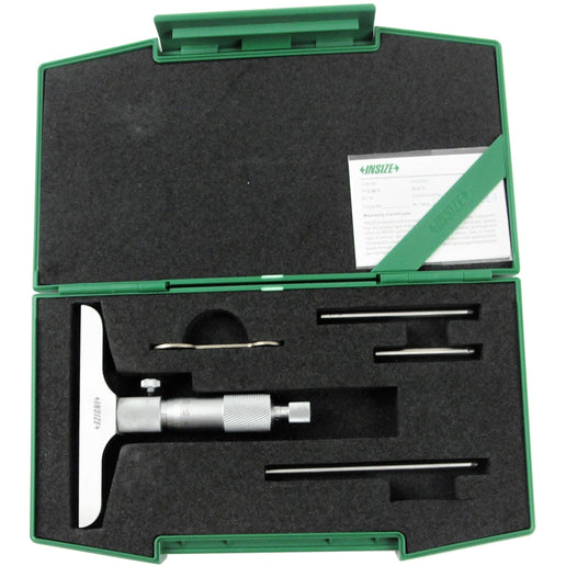 INSIZE Measuring Equipment Insize Metric Depth Micrometer 0-75mm Range Series 3240 - 75