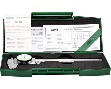 INSIZE Measuring Equipment INSIZE Metric Dial Caliper  0-150mm Range Series 1311-150A