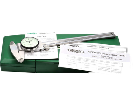 INSIZE Measuring Equipment INSIZE Metric Dial Caliper  0-200mm Range Series 1311-200A