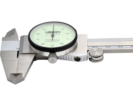 INSIZE Measuring Equipment INSIZE Metric Dial Caliper  0-200mm Range Series 1311-200A