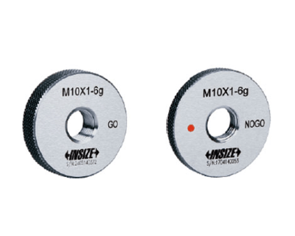 INSIZE Measuring Equipment Insize Metric Fine Thread Ring Gage M8 × 1 mm Class 6g GO Ring Gage Series 4129-8P