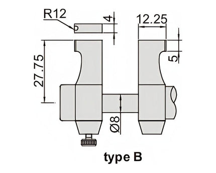 INSIZE Measuring Equipment Insize Metric Inside Micrometer 25-50mm Range Series 3220-50