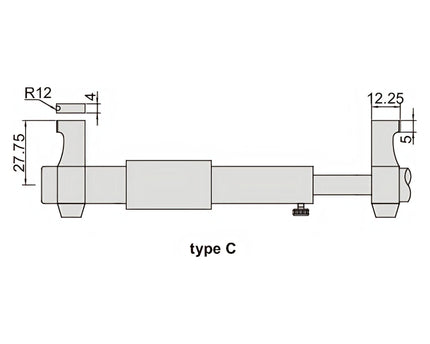 INSIZE Measuring Equipment Insize Metric Inside Micrometer 75-100mm Range Series 3220-100