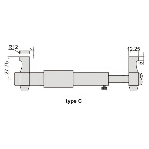 INSIZE Measuring Equipment Insize Metric Inside Micrometer 75-100mm Range Series 3220-100